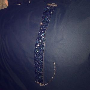 Sparkly Choker-Green/Blue